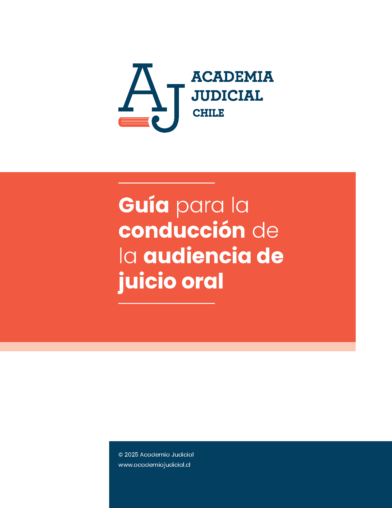 Guía para la conducción de la audiencia de juicio oral